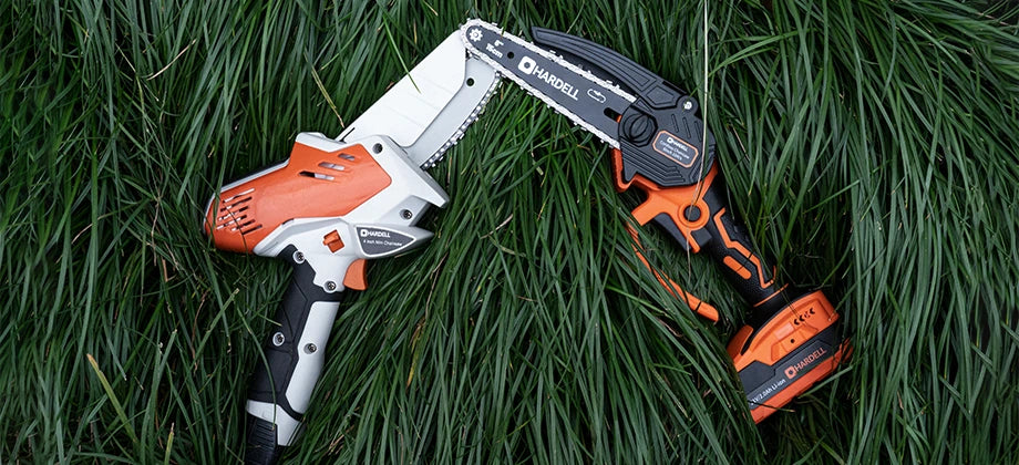 4 inch small chainsaw and 6 inch small chainsaw
