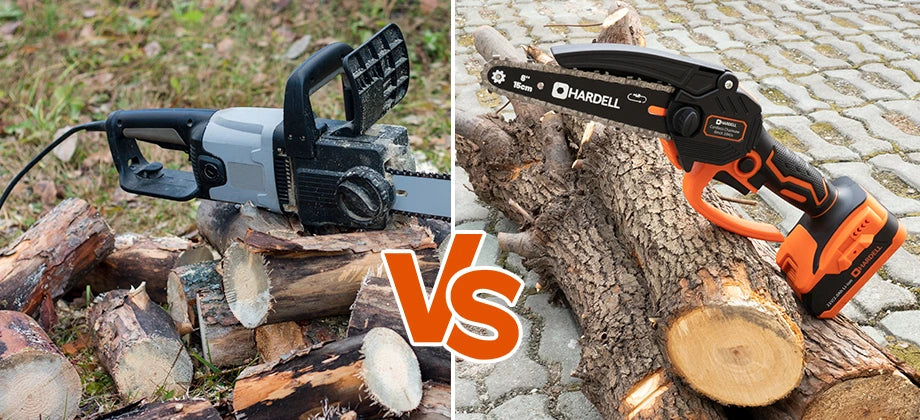 cordless chainsaw vs corded chainsaw