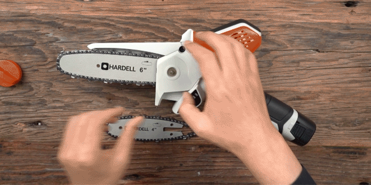 resize of mini chainsaw