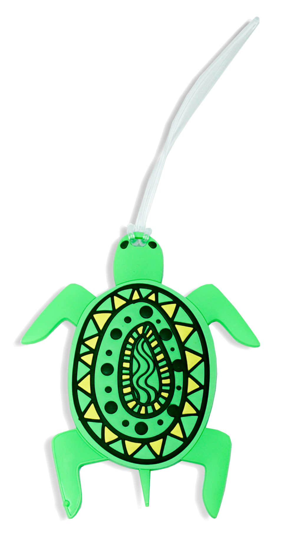 turtle luggage tag