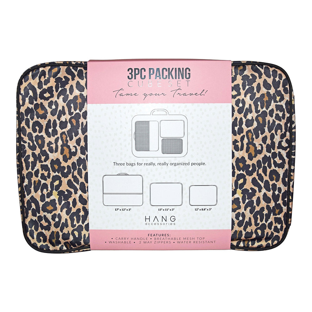 leopard packing cubes