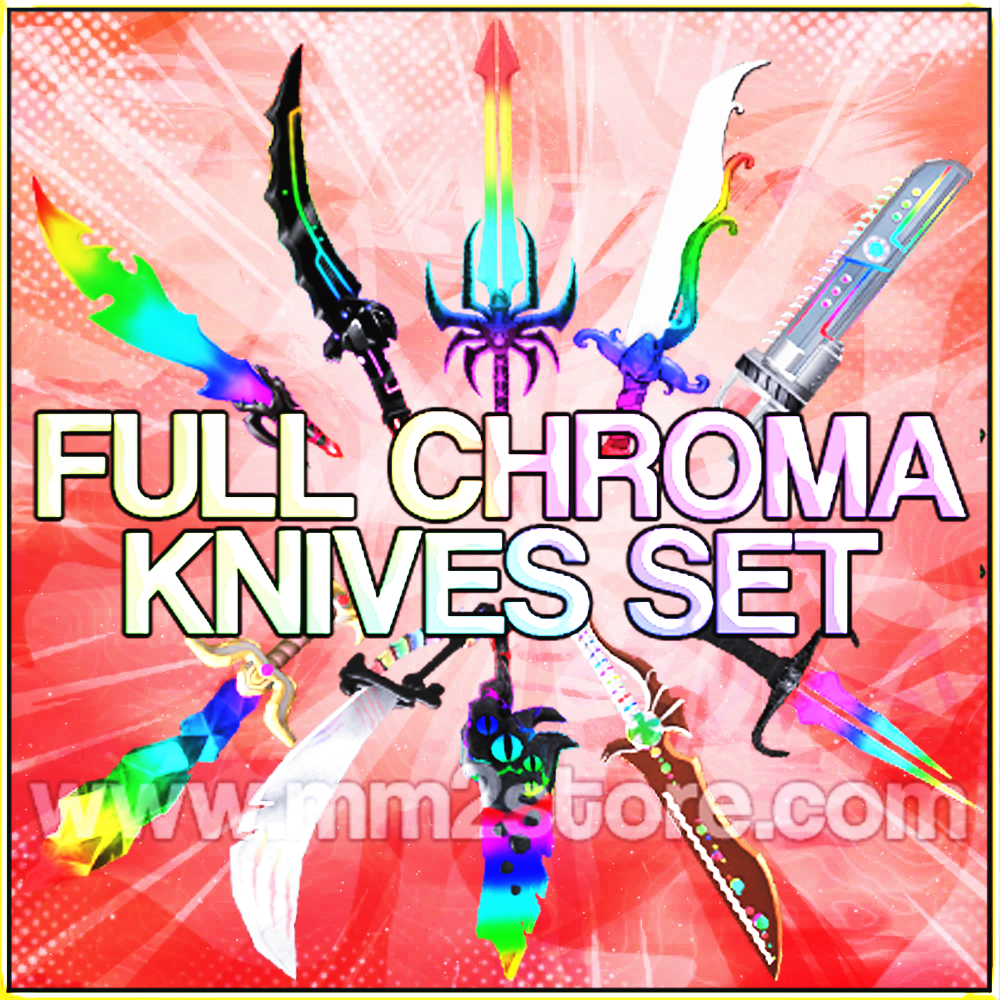 FULL 15 CHROMA SET MM2 🌟EXTRA NEBULA🌟 SUPER FAST DELIVERY 🌙