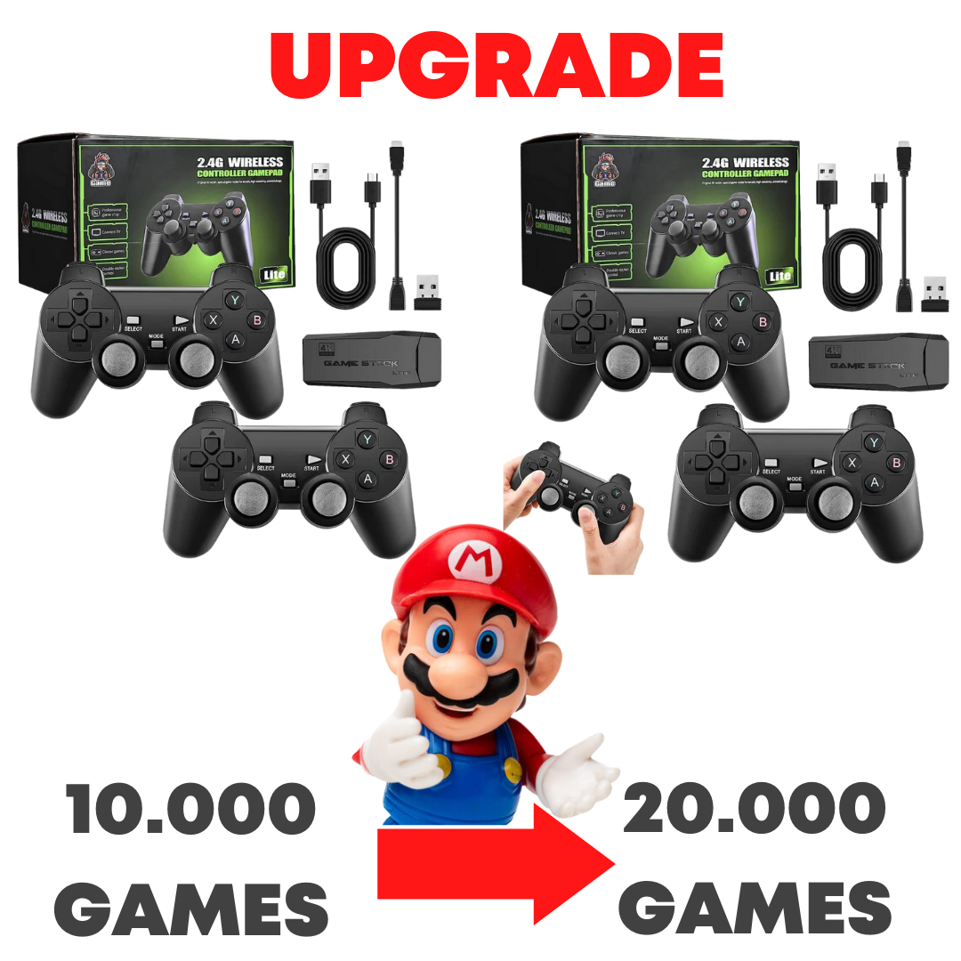 Upgrade From 10.000 Games to 20.000 Games - Retro Console 90s