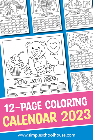 march 2022 calendar coloring pages