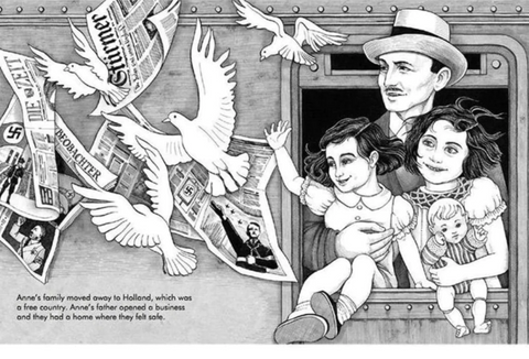 Inside-Pages-of-Little-People-Big-Dreams-Anne-Frank-Book-Naked-Baby-Eco-Boutique