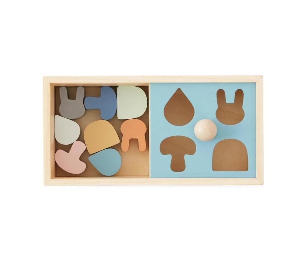 Kids wooden shape sorter