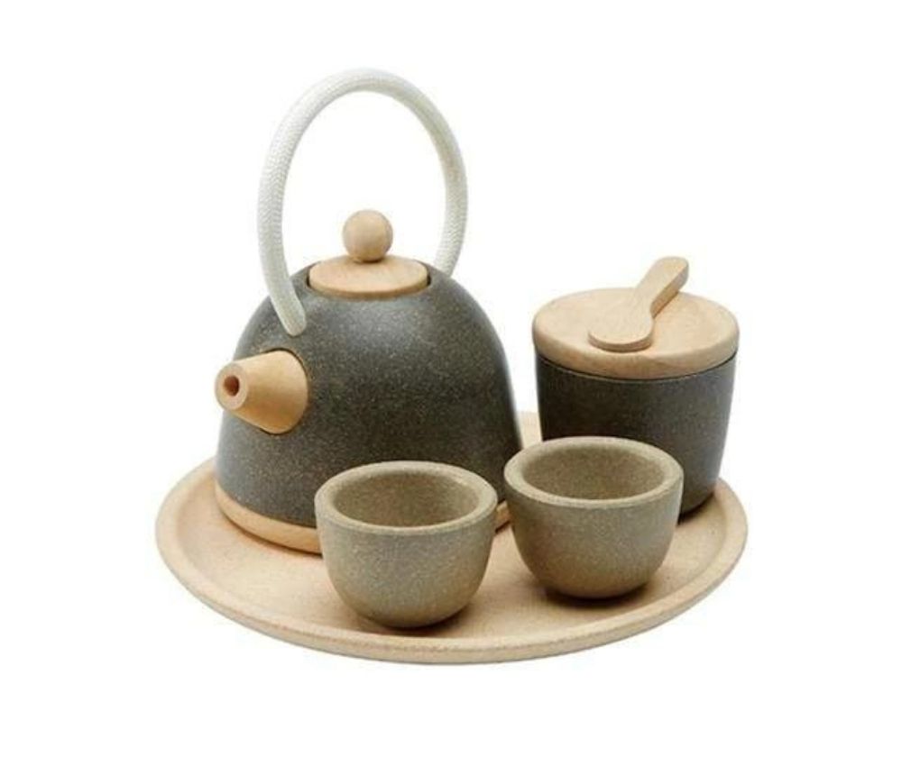 Kids eco friendly tea set