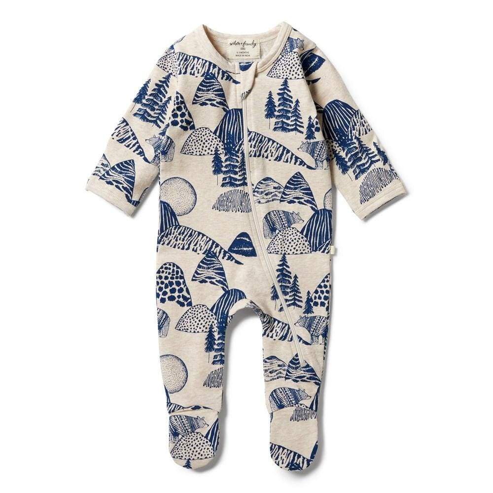 Little Mountains / 0-3 Months Wilson & Frenchy Organic Baby Pyjamas ...