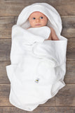 Big Bee Little Bee Snow Angel bath towel