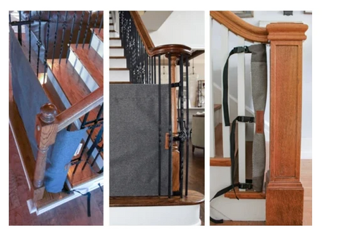 Stair Barrier install examples