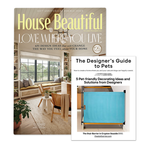 House Beautiful Recommends The Stair Barrier for Pet Parents