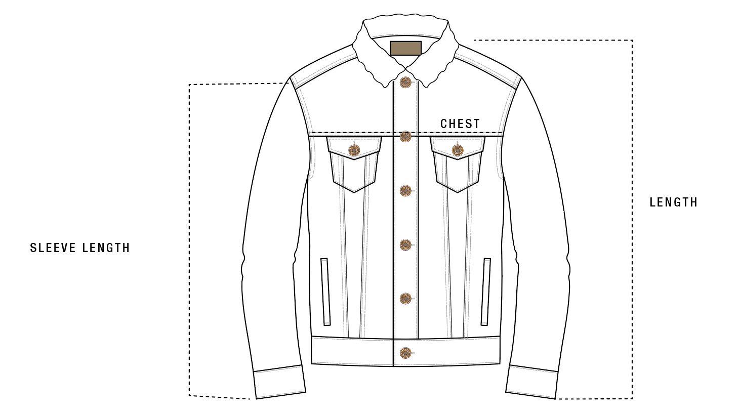 Sherpa Soft Lined Denim Jacket – Tunie's
