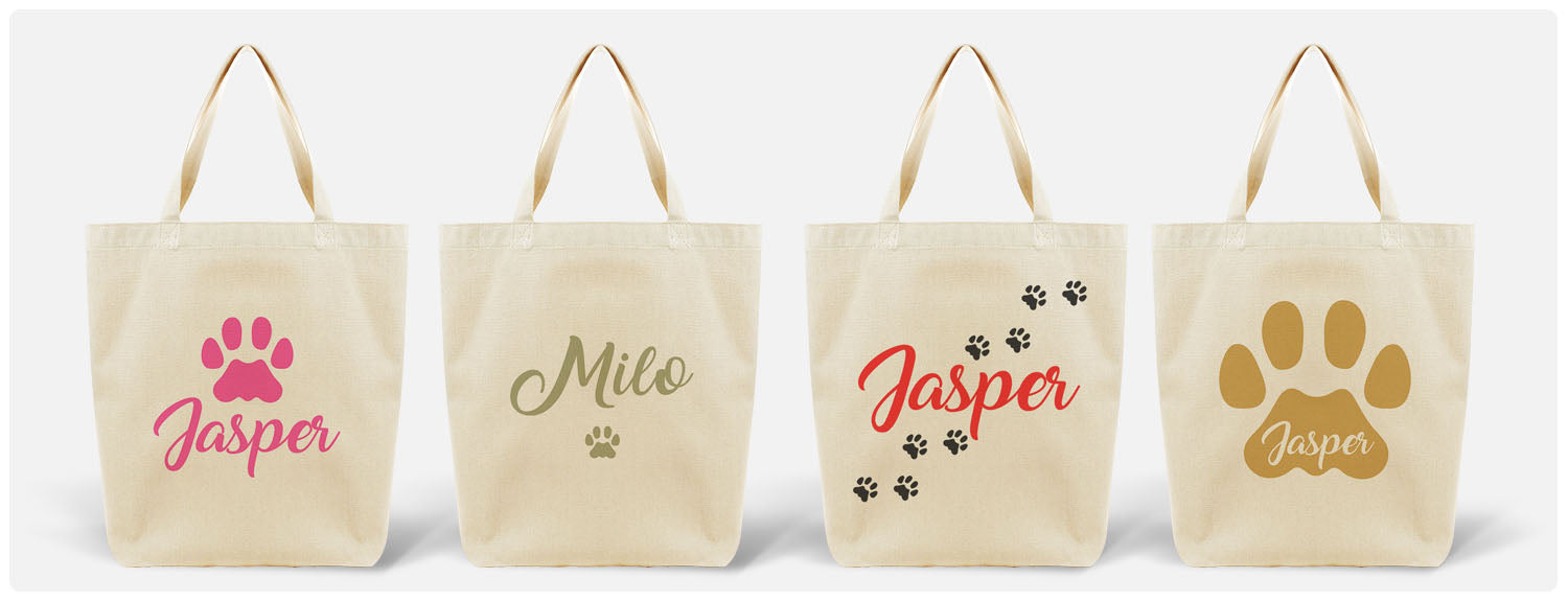 Personalized Cat Tote Bags