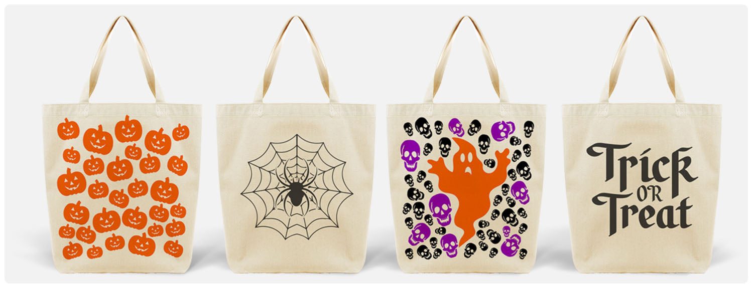 Halloween Design Tote Bags