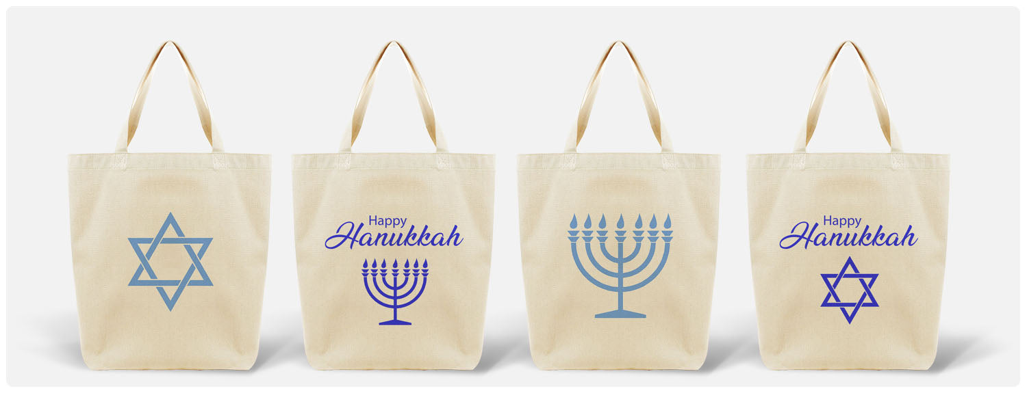 Hanukkah Design Tote Bags