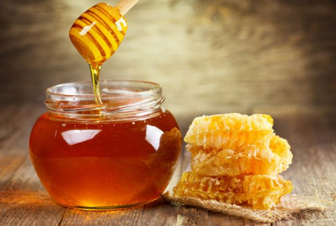 Honey is good for hair brightness