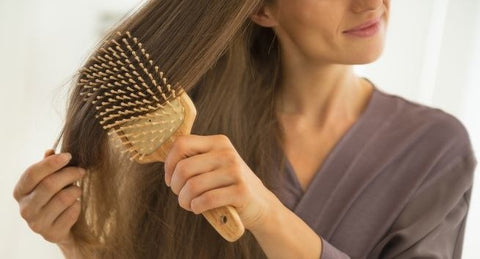 Combing your hair right can help hair growth