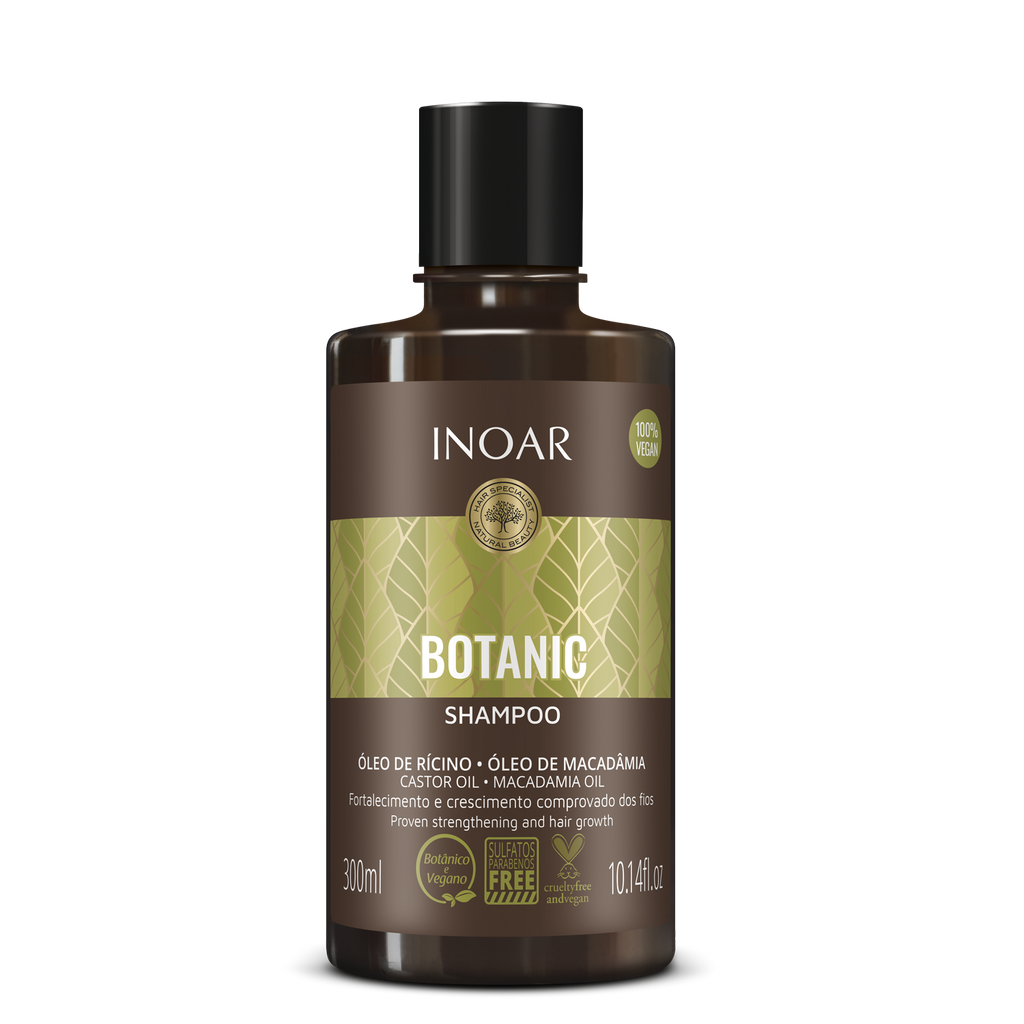 Alfabetisk orden nedenunder Godkendelse Inoar Botanic Castor Oil Shampoo 300ml