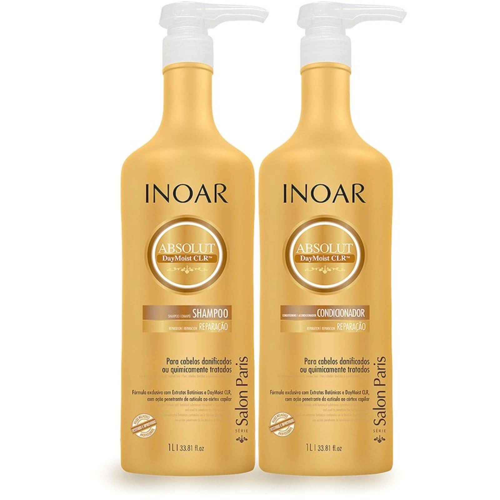 Inoar Absolut Daymoist Shampoo And Conditioner Kit 1000ml