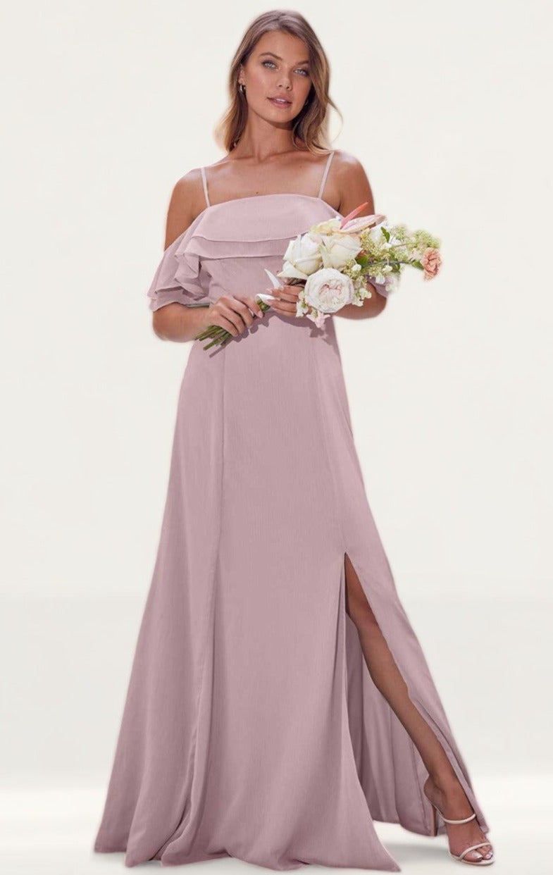 Lipsy Kate Sequin Halter Bridesmaid Maxi Dress