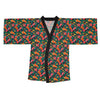 Bata tipo kimono - Floración tropical