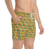 Mens Swim Trunks - Desert Sail