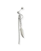 Feather & Chain Earring