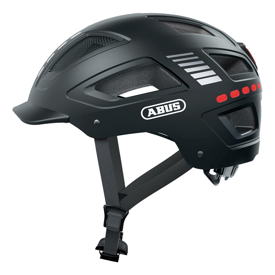 Abus Hyban 2.0 LED Helmet - Signal Black Large