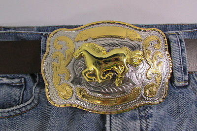 large belt buckle