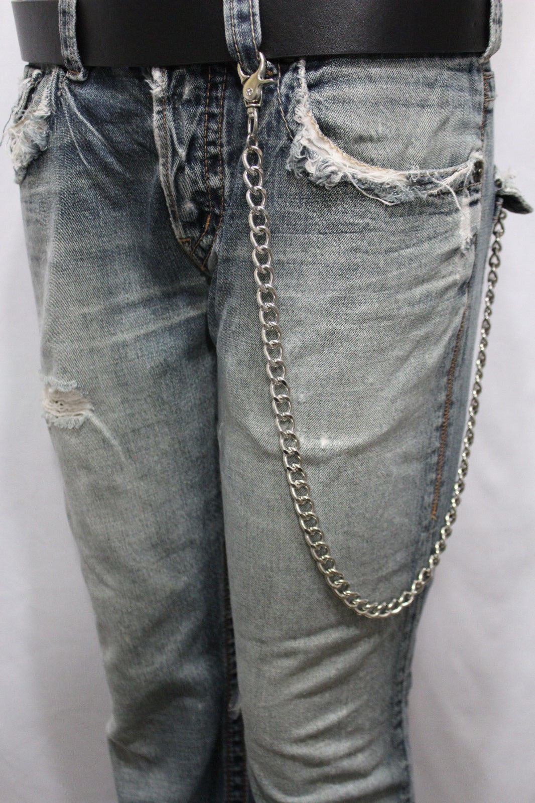 mens chain jeans