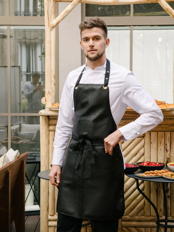 butcher apron, leather apron