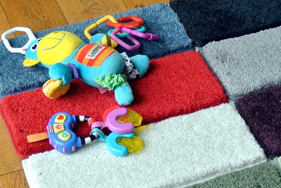 DIY baby tummy time mat