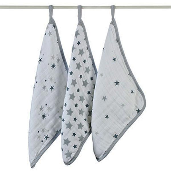 aden + anais twinkle stars washcloth