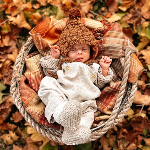 Autumn baby photoshoot 2022 basket