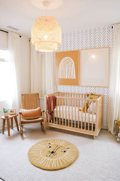 Baby Nursery Decor, boho vibes 2021