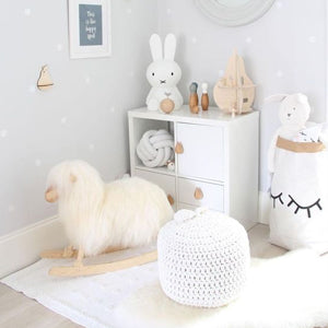 Baby Nursery decor, natural Hygge baby bedroom