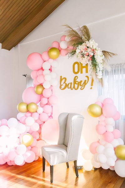 Pink and Gold Girls Baby Shower Theme 2022