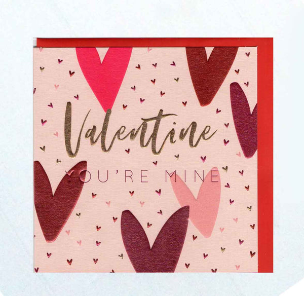 You're Mine Valentine's Day card