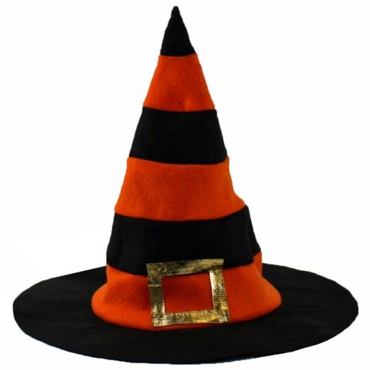 Black and Orange Witches Hat