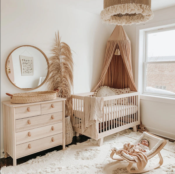Boho unisex baby bedroom nursery ideas