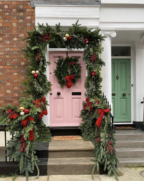 Christmas front door decor