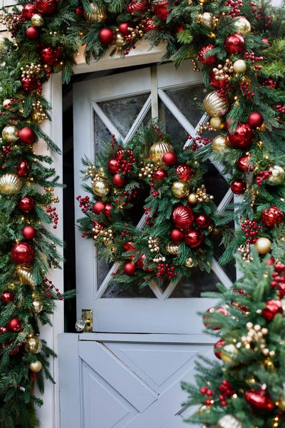 Christmas front door decor