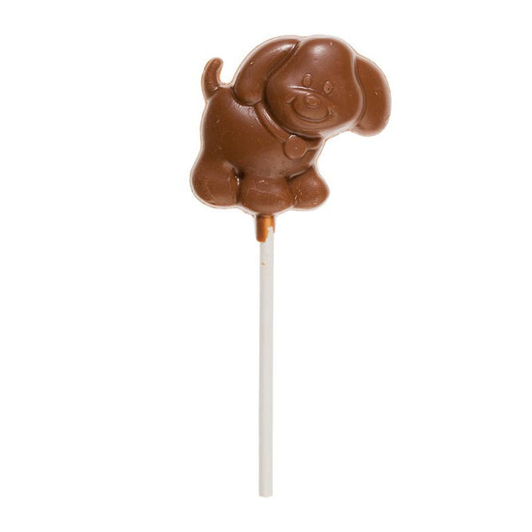 Puppy toddler and child chocolate lolly