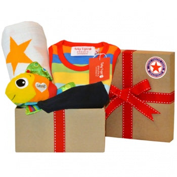 Funky new baby gift boxes