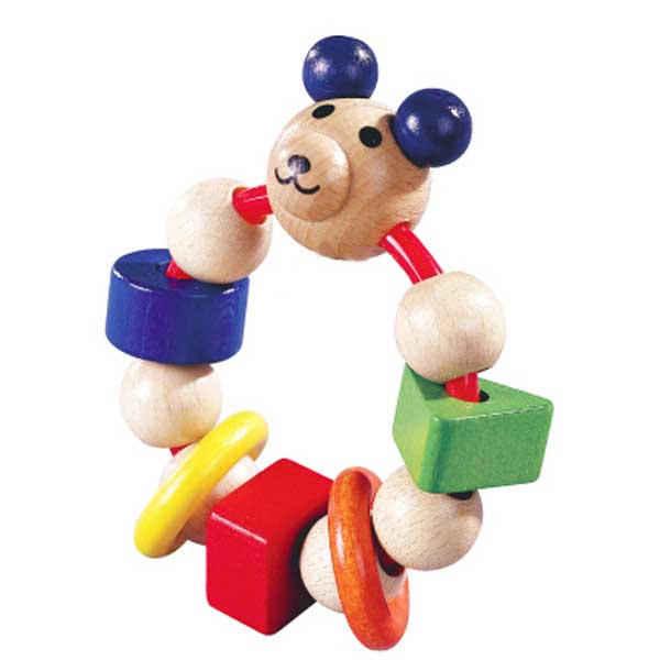 baby sensory toy bright wooden arttle