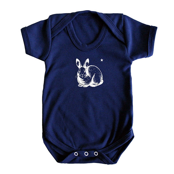 navy baby bodysuit