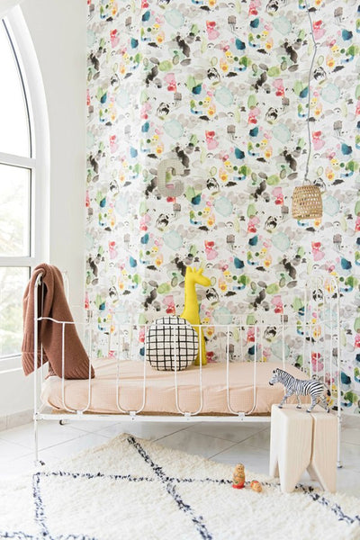 Baby Nursery Decor, floral wallpaper baby girls bedroom 2019/2020