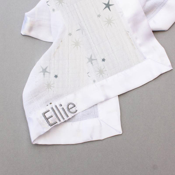 Personalised aden + anais comfort blanket stars