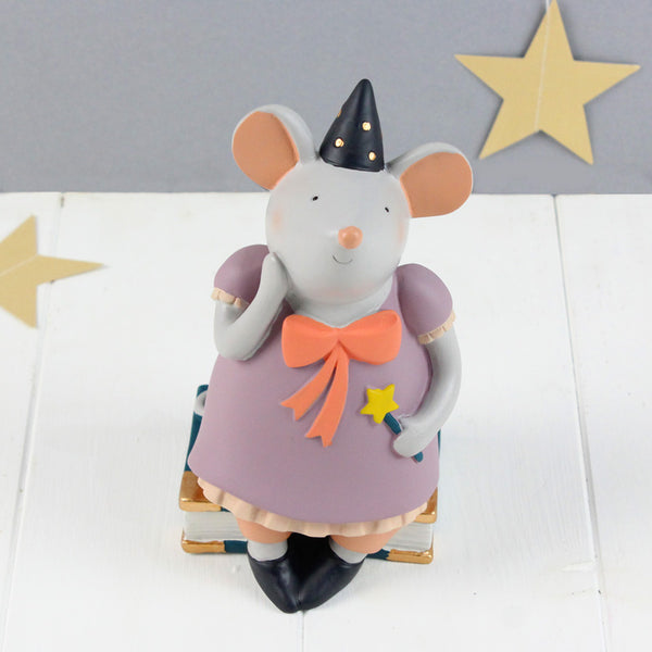 Personalised mouse money box for a Christening
