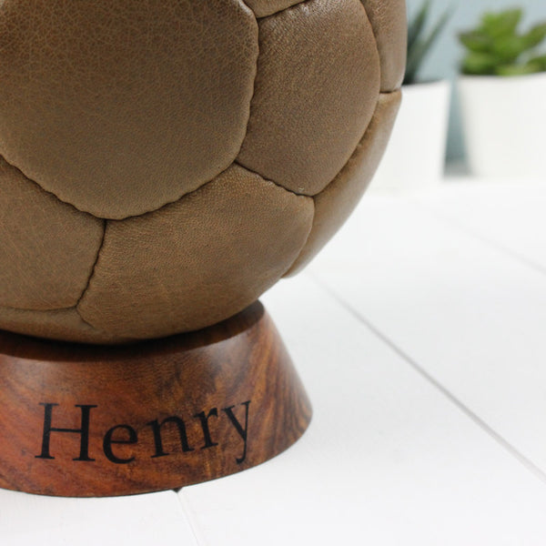 Personalised football gift for a boy's Christening